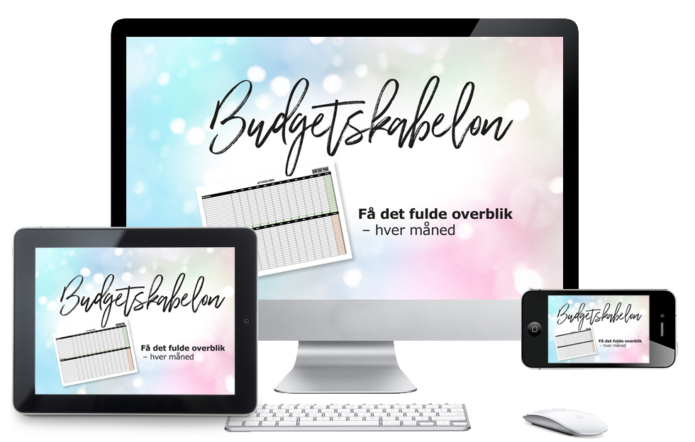 Download budgetskemaet her uden at betale en krone - det koster dig kun din mailadresse.